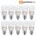 10 x Philips Energiesparlampe Tornado 15 Watt E27 827 warmeiß 2700K