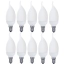 10 x Paulmann ESL Energiesparlampe Kerze 5W = 20W E14...