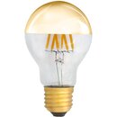 LED Filament Kopfspiegel GOLD 4W = 40W E27 AGL Glühlampe Glühbirne Glühfaden warmweiß