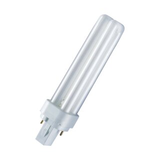 Osram Dulux D 18W 865 G24d-2 Lumilux Cool Daylight 2P 18 Watt Energiesparlampe Kompaktleuchtstofflampe