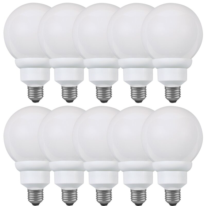 ESL Energiesparlampe Globe G100 15W E27 warmweiß 2700K Leuchtmittel Globelampe 