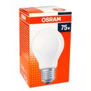 1 x OSRAM Glühbirne 75W E27 MATT Glühlampe 75 Watt Glühbirnen Glühlampen