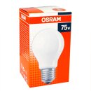 1 x OSRAM Glühbirne 75W E27 MATT Glühlampe 75 Watt...