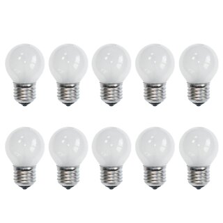 10 x Glühbirne Tropfen 60W E27 MATT Glühlampe 60 Watt Glühbirnen Glühlampen