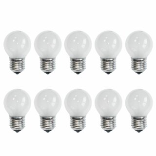10 x Glühbirne Tropfen 40W E27 MATT Glühlampe 40 Watt Glühbirnen Glühlampen
