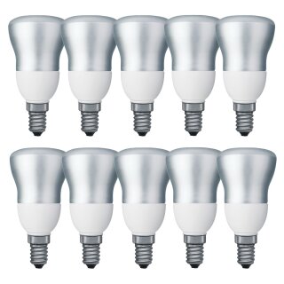 10 x Paulmann ESL Energiesparlampe Reflektor R50 5W = 25W...