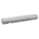 Feuchtraum Wannenleuchte 65cm Grau IP65 2 x 18W G13/T8...