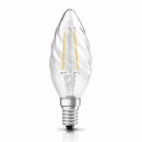 Osram LED Retrofit Filament Kerze gedreht 2W fast 25W E14 klar Classic BW 25