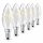 6 x Osram LED Retrofit Filament Kerze gedreht 2W fast 25W E14 klar Classic BW 25