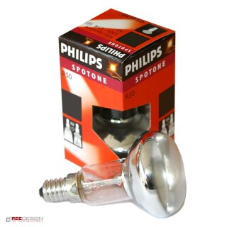 1 x Philips Reflektor Glühbirne Spotone R50 25W 25 Watt Glühlampe E14 Reflektorlampe