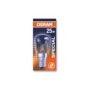 10 x Osram Glühbirne Röhre 25W E14 Glühlampe Special SPC. T26/57 CL 25