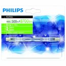 Philips EcoHalo Leuchtmittel Halogenstab 400W = 500W R7s Eco Halogen 118mm warm dimmbar
