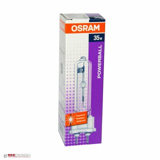 Osram Halogen Metalldampflampe G12 35W 930 WDL Warmweiß Shoplight POWERBALL HCI-T