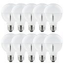 10 x Paulmann LED Premium Globe G80 12W = 60W E27 opal...