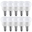 10 x Paulmann LED Tropfen 3,6W E14 opal matt...