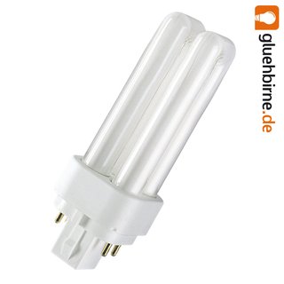Osram Dulux D/E 18W 835 G24q-2 Lumilux White 4P 18 Watt Energiesparlampe Kompaktleuchtstofflampe
