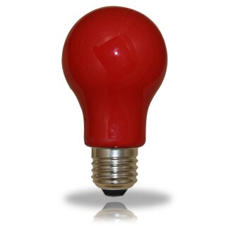 LED Leuchtmittel Birnenform 3W = 25W E27 ROT Innen- & Außenbereich Party