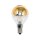 LED Filament Tropfen Glühbirne 2W = 25W E14 Kopfspiegel gold warmweiß 2700K KVG