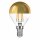 LED Filament Tropfen Glühbirne 4W = 40W E14 Kopfspiegel gold warmweiß 2700K KVG
