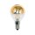 LED Filament Tropfen Glühbirne 4W = 40W E14 Kopfspiegel gold warmweiß 2700K KVG