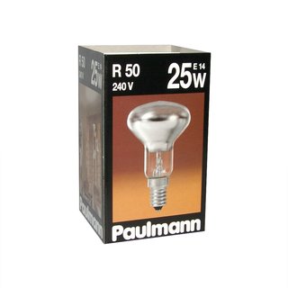 Paulmann Reflektor Glühbirne R50 25W Glühlampe E14 Reflektorlampe 25 Watt 200.20