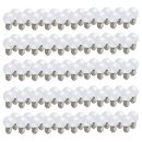 100 x LED Tropfen 0,7W E27 matt warmweiß 2700K...