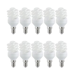10 x Paulmann ESL Energiesparlampe Spirale 11W E14 230V...