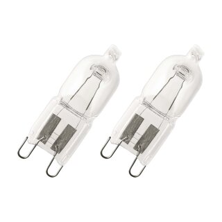 2 x Neolux Eco Halogen Stiftsockellampe 33W = 40W G9 klar warmweiß dimmbar