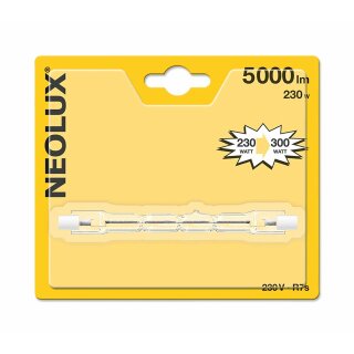 Neolux Eco Halogen Leuchtmittel Stab 230W = 300W R7s 230V warmweiß dimmbar