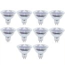 10 x Eco Halogen Reflektor Leuchtmittel 40W GU5,3 MR16 12V 520lm flood 36°