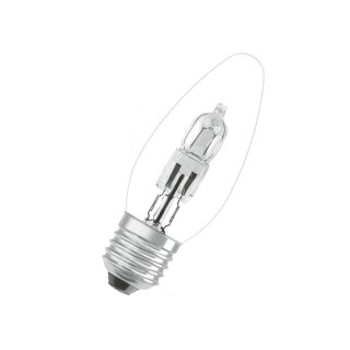 Osram Kerze Eco Halogen Glühbirne 46W = 60W E27 klar warmweiß dimmbar