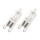 2 x Osram Eco Halogen Stiftsockellampe 48W = 60W G9 klar 230V 740lm Halopin Superstar