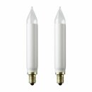 2 x Osram Ersatz-Kerze für Lichterkette 3W 15V E10...