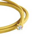 Textilkabel gold 3 Adern H03RT-H 3*0,75mm²...