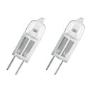 2 x Osram Halogen Stiftsockellampe 20W G4 klar 12V 320lm...