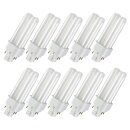 10 x Osram Dulux D/E 18W 840 G24q-2 Lumilux Cool White 4P 18 Watt Energiesparlampe Kompaktleuchtstofflampe