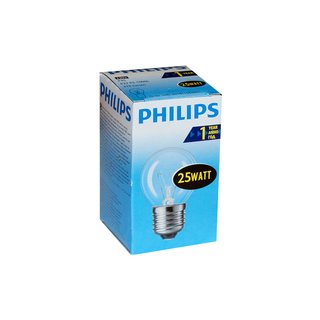 Philips Glühbirne Tropfen 25W E27 klar Glühlampe 25 Watt Glühbirnen warmweiß dimmbar
