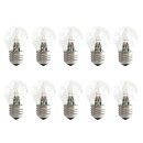 10 x Eco Halogen Tropfen Glühbirne 30W = 40W E27 Glühlampe Kugel klar dimmbar