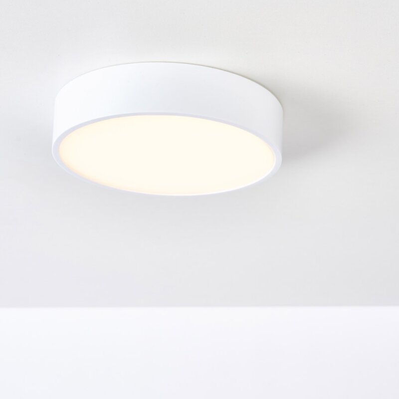 Moderne LED Weiß Deckenleuchte 3000K-Warmes Licht Rechteck