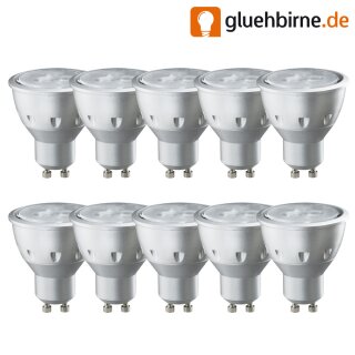 10 x Paulmann LED Quality Reflektor 4W GU10 230V 960cd Warmweiß 3000K 25°