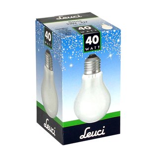 Leuci Glühbirne 40W E27 MATT Glühlampe 40 Watt Glühbirnen Glühlampen