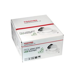Toshiba LED Downlight Pack Omni Mini 8,9W GX53 650lm 827 2700K warmweiß schwenkbar 48°