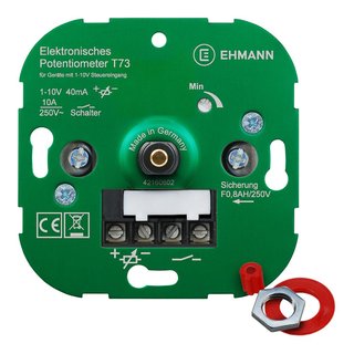 UP-Dimmer 1-10V T73 Elekronisches Potentiometer für LED mit EVG