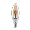 Paulmann LED Leuchtmittel Kerze 2,5W fast 25W E14 Gold...