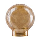 Paulmann Deco Glas Tropfen Krokoeis gold für E14 /...