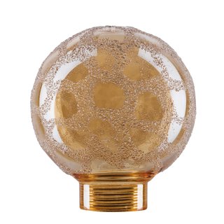 Paulmann Deco Glas Mini Globe G60 Krokoeis gold für E14 / E27 bis 75W