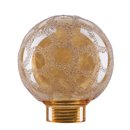 Paulmann Deco Glas Mini Globe G60 Krokoeis gold für...