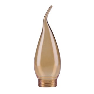 Paulmann Deco Glas Kerze Windstoß Cosy gold für E14 / E27 bis 42W