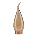 Paulmann Deco Glas Kerze Windstoß Cosy gold...