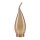 Paulmann Deco Glas Kerze Windstoß Cosy gold für E14 / E27 bis 42W